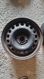 Set 4 cerchi in ferro Fiat 15"