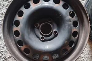 Set 4 cerchi in ferro Fiat 15"