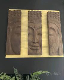 volto Buddha da muro
