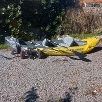 Canoa gonfiabile 2 posti