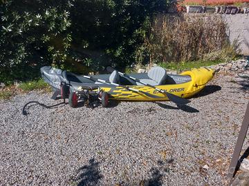 Canoa gonfiabile 2 posti