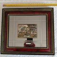 QUADRO ARGENTO 925% 36X32 CM CREAZIONI ARTISTICHE