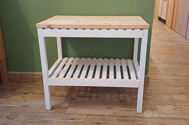 Panca / tavolino in legno