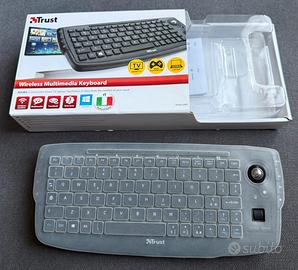 Tastiera wireless Trust con mouse integrato