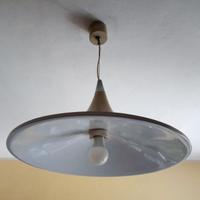 Lampadario smaltato cappello strega vintage