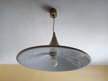 Lampadario smaltato cappello strega vintage