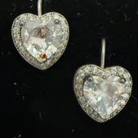 Orecchini in argento e zirconi