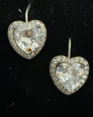 Orecchini in argento e zirconi