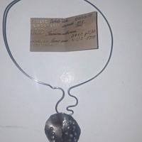 Collana girocollo in argento "Scansione Eutronica"