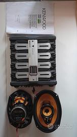 Amplificatore kenwood 800 watt + altop Hertz 200