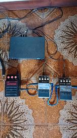 Pedaliera effetti chitarra elettrica + alimentazio