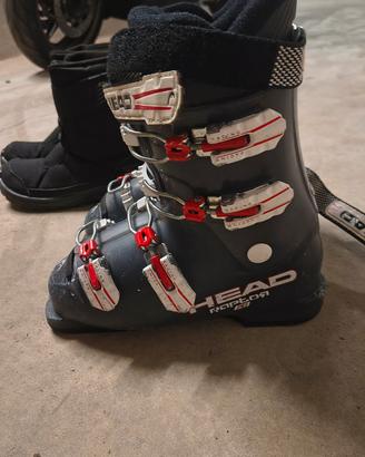 scarponi sci head raptor junior 23 23.5