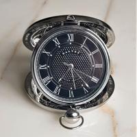 Elegante Orologio da Tavolo, Dalvey, inox, d. 10cm
