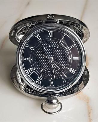 Elegante Orologio da Tavolo, Dalvey, inox, d. 10cm