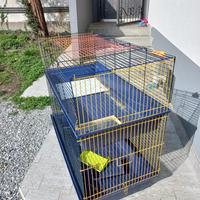 Gabbia Roditori 2 Piani 120x60x102 – Smontabile