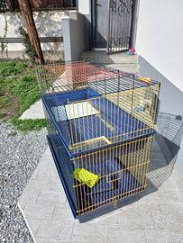 Gabbia Roditori 2 Piani 120x60x102 – Smontabile