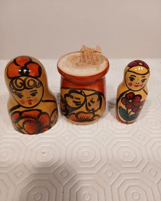 matrioska russa  originale 2 pezzi