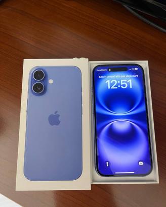Iphone 16 128 gb blu