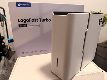 Router Gaming Wi-Fi 6 LagoFast Turbo (AX3000)