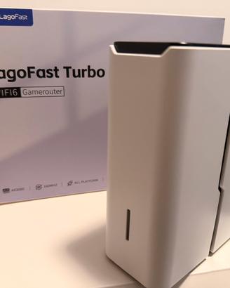 Router Gaming Wi-Fi 6 LagoFast Turbo (AX3000)