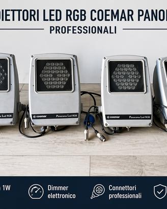Impianto luci professionale Coemar DMX completo