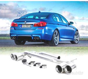 KIT SCARICO CON TERMINALI BMW F10 F11 F12 F13 LOOK