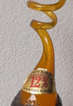 La Biere du Demon Bottiglia Birra Vetro Forma