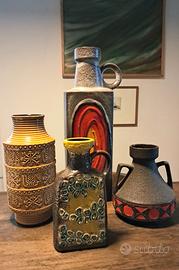 Anni' 70 West Germany - Set 4 Ceramiche Integre