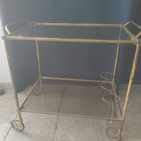 Carrello Portavivande portabottiglie vintage otton