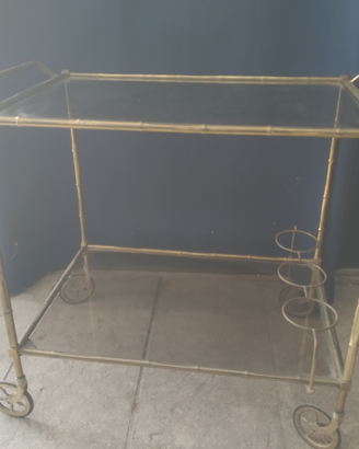 Carrello Portavivande portabottiglie vintage otton