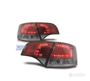 FANALI PER AUDI A4 B7 AVANT 05-08 LED ROSSO AFFUMI
