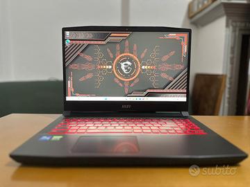 Msi katana GF66 RTX 3070 i7  12 gen