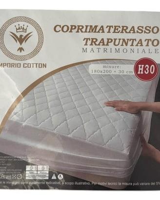 coprimaterasso matrimoniale trapuntato 