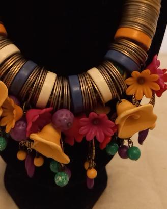 collana vintage anni '80  "pezzo unico"