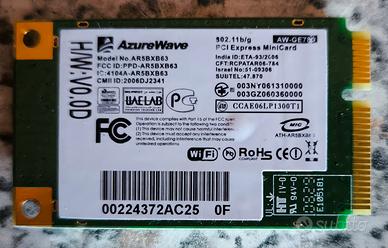 scheda di rete wireless per computer portatili 