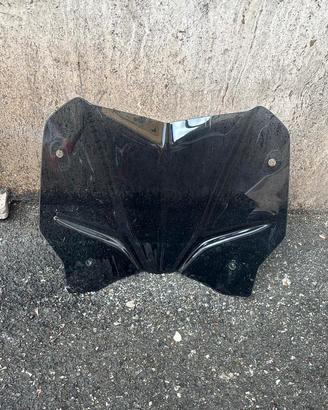 Parabrezza scooter Kappa nero per SH 125/150