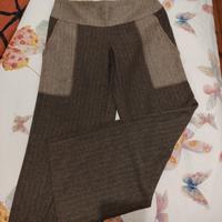 pantalone tricot chic misto lana