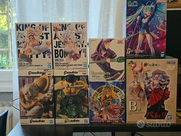Figure varie One Piece, Yu-Gi-Ho, Hatsune Miku
