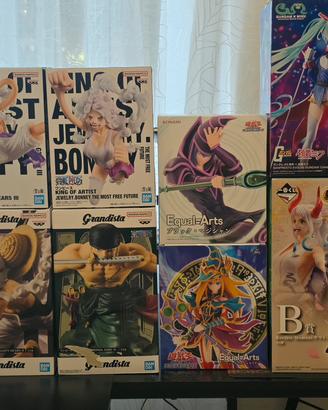 Figure varie One Piece, Yu-Gi-Ho, Hatsune Miku
