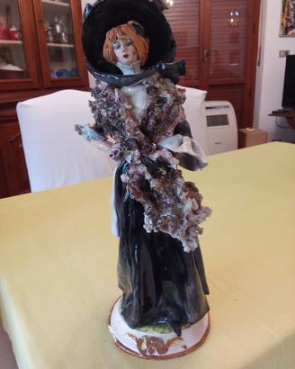 statua in ceramica Perconte  Sciacca