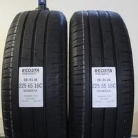 2 PNEUMATICI USATI 225 65 16c 112/110T MINERVA CE-
