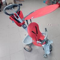 Triciclo passeggino bambino con maniglione