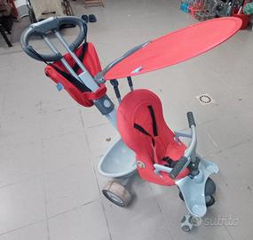 Triciclo passeggino bambino con maniglione