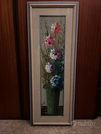 Quadro olio su tela natura morta