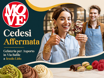 GELATERIA Artigianale in Via Bafile  Jesolo Lido.