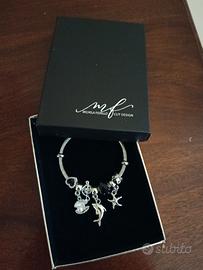 bracciale bigiotteria charms regolabile 