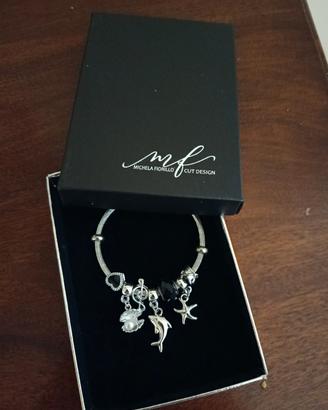 bracciale bigiotteria charms regolabile 