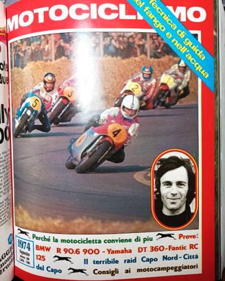 Rivista MOTOCICLISMO numero 8 del 1974