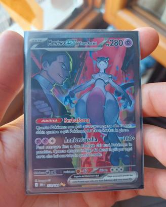 Mewtwo ex team Rocket 231 ita centrato perfetto