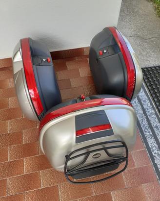 Set da 3 bauletti moto givi